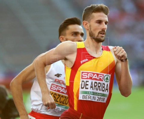 ATLETISMO EUROPEOS Álvaro de Arriba, campeón de Europa de 800