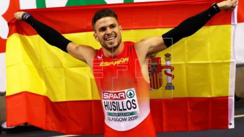 ATLETISMO EUROPEOS Husillos, plata y récord en 400, da a España la primera medalla en Glasgow