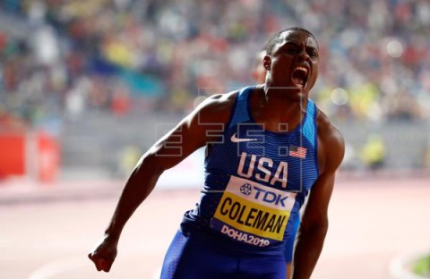ATLETISMO MUNDIALES Coleman destrona a Gatlin como campeón mundial de 100 metros
