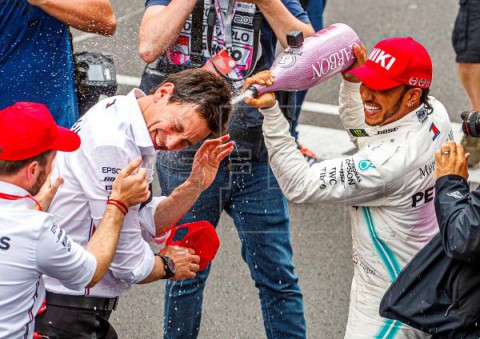 AUTOMOVILISMO FÓRMULA UNO Hamilton honra a su maestro