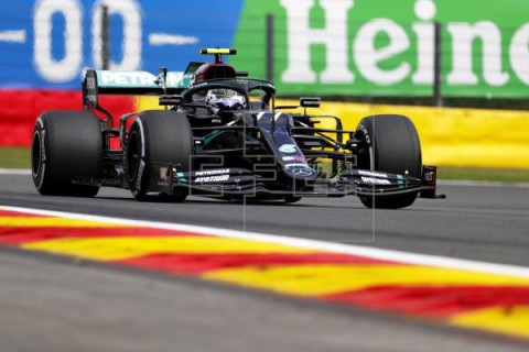 AUTOMOVILISMO GP BÉLGICA Bottas dominó el primer libre de Spa; Pérez fue cuarto y Sainz, octavo