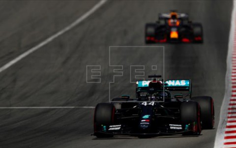 AUTOMOVILISMO GP ESPAÑA Hamilton, campeón del Gran Premio de España; Sainz, sexto