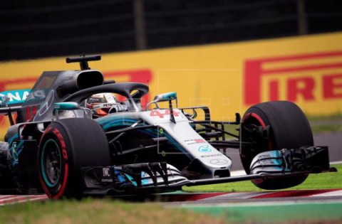 AUTOMOVILISMO GP JAPÓN Hamilton mantiene su dominio en la tercera sesión de entrenamientos en Japón