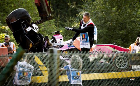 AUTOMOVILISMO MUERTE Fallece el francés Hubert en un accidente en la prueba de F2 en Spa