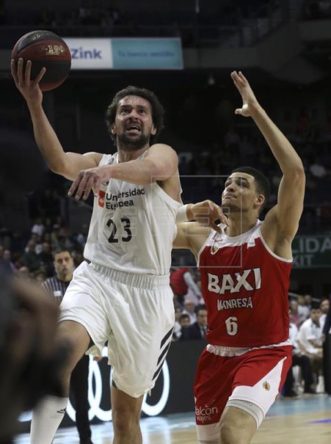 BALONCESTO ACB 91-57. Victoria madridista por aplastamiento