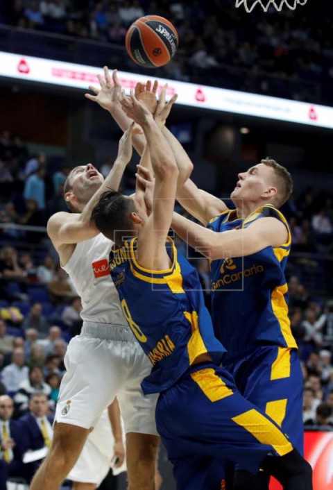 BALONCESTO EUROLIGA 89-76. Randolph y la defensa madridista ahogan a un Gran Canaria peleón