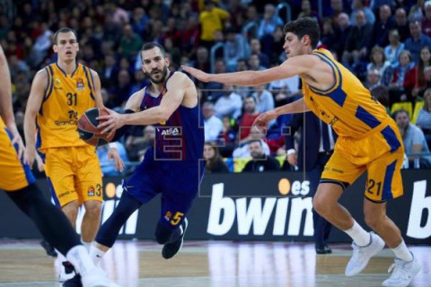 BALONCESTO EUROLIGA 93-64. Los triples acercan al Barcelona a los cuartos de final de la Euroliga