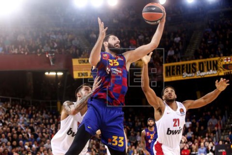 BALONCESTO EUROLIGA BARÇA-OLYMPIACOS 90-80. Mirotic se exhibe contra el Olympiacos antes de recibir al Real Madrid