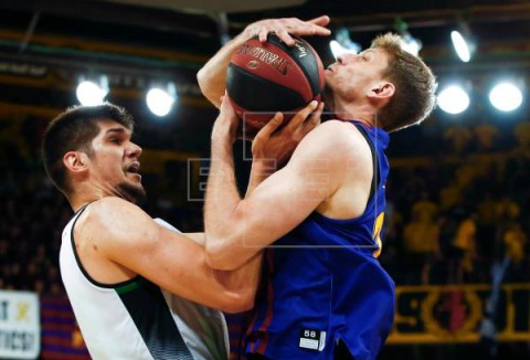 BALONCESTO LIGA ENDESA BARCELONA-JOVENTUT 87-61. El Barcelona doblega al Joventut y logra el 1-0 en la serie