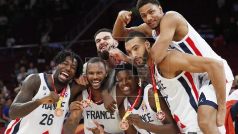 BALONCESTO MUNDIAL 2019 67-59. Francia repite bronce mundialista contra una Australia venida a menos