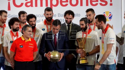 BALONCESTO MUNDIAL 2019 Pedro Sánchez: Gracias por hacernos disfrutar y llevar a España a lo más alto