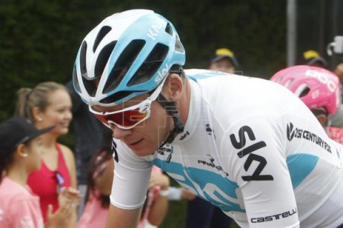 CICLISMO COLOMBIA Chris Froome llega a Medellín para correr el Tour Colombia 2.1