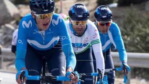 CICLISMO VUELTA A ESPAÑA Nairo Quintana y Alejandro Valverde, líderes del Movistar Team para La Vuelta