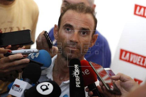 CICLISMO VUELTA Alejandro Valverde: `En esta Vuelta se va a saber muy pronto si estás bien`