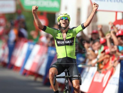 CICLISMO VUELTA ESPAÑA Mikel Iturria gana la undécima etapa en Urdax