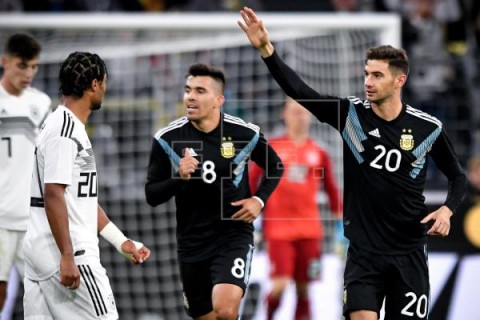 FÚTBOL AMISTOSO: ALEMANIA-ARGENTINA 2-2. Argentina, sin Messi, despierta en la segunda parte e iguala a Alemania