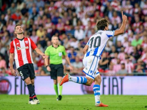 FÚTBOL ATHLETIC-REAL SOCIEDAD 1-3. La Real toma aire en San Mamés y deja varado al Athletic
