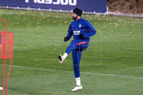 FÚTBOL ATLÉTICO DE MADRID Diego Costa se entrena con normalidad y podría estar en Girona
