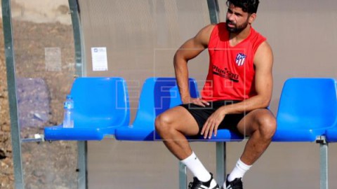 FÚTBOL ATLÉTICO DE MADRID Diego Costa sufre una lesión en los aductores del muslo izquierdo