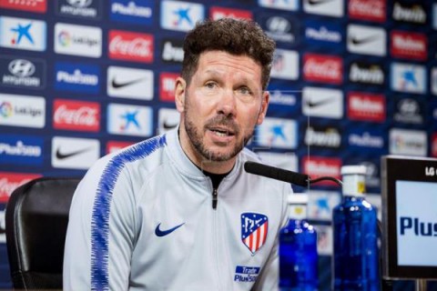 FÚTBOL ATLÉTICO DE MADRID Simeone: Que el Atlético sea segundo y ya no sea tan bueno, es fantástico