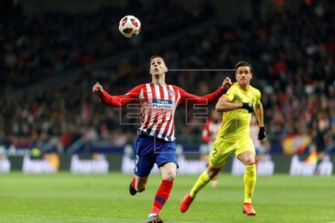 FÚTBOL ATLÉTICO DE MADRID-LEGANÉS Solano debuta con el Atlético y Kalinic forma junto a Griezmann