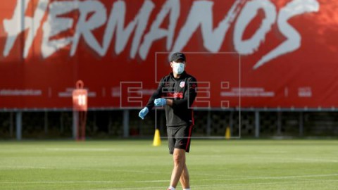 FÚTBOL ATLÉTICO MADRID El Atlético regresa a los entrenamientos individuales casi dos meses después