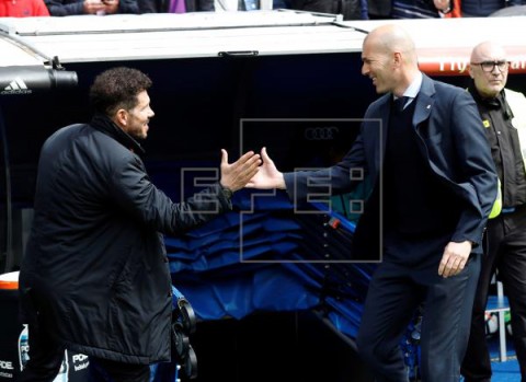 FÚTBOL ATLÉTICO MADRID-REAL MADRID Simeone contra Zidane, el regreso de un gran duelo con cuentas pendientes