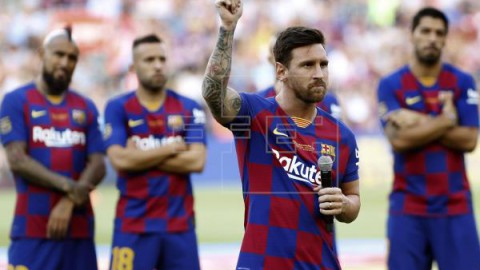 FÚTBOL BARCELONA El Barça viaja a Estados Unidos sin Messi, lesionado en el entrenamiento