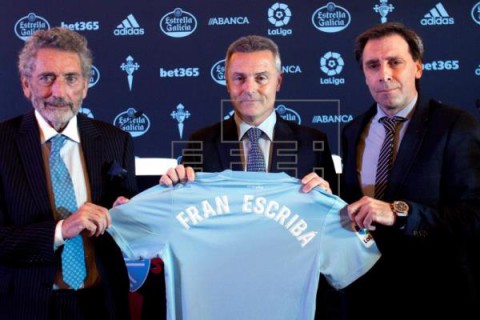 FÚTBOL CELTA Fran Escribá: `El proyecto del Celta es ideal para mí`