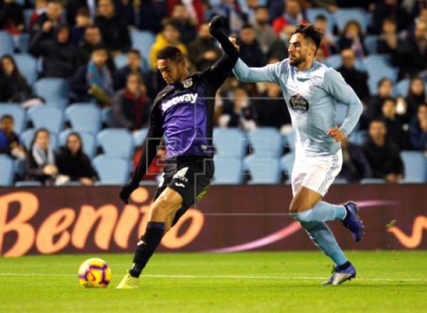 FÚTBOL CELTA-LEGANÉS  0-0. El Leganés resiste el acoso del Celta