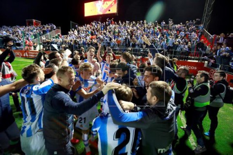 FÚTBOL COPA DEL REY MIRANDÉS-REAL SOCIEDAD 0-1. La Real Sociedad vuelve a una final de Copa 32 años después