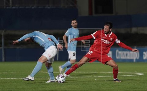 FÚTBOL COPA REY: LUCENA-SEVILLA 0-3. El Sevilla cumple su papel ante un esforzado Lucena