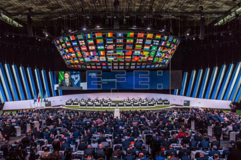FÚTBOL FIFA CONGRESO La FIFA renueva el mandato de Gianni Infantino como presidente