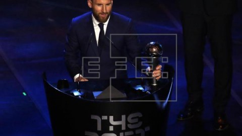FÚTBOL FIFA THE BEST Messi gana el `The Best` a mejor jugador del año