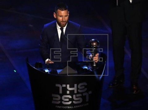 FÚTBOL FIFA THE BEST Messi gana el `The Best` a mejor jugador del año