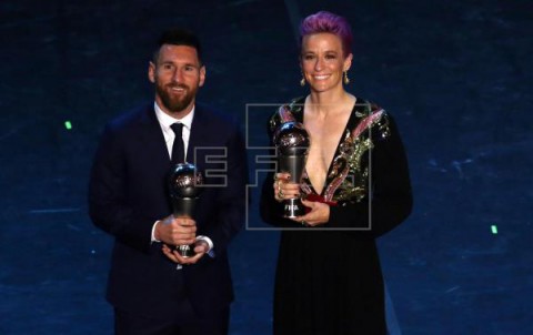 FÚTBOL FIFA THE BEST Messi y Rapinoe, estrellas en La Scala de Milán