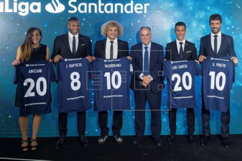 FÚTBOL LALIGA LaLiga suma a Valderrama, Baptista, Eto`o y Xabi Prieto como embajadores