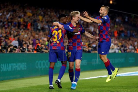 FÚTBOL LALIGA SANTANDER Ansu Fati deslumbra el día del estreno de Hazard