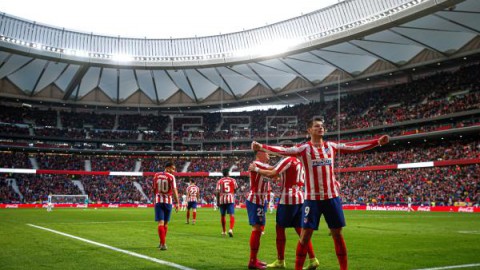 FÚTBOL LALIGA SANTANDER Morata desbloquea al Atlético; De Jong decanta el derbi sevillano