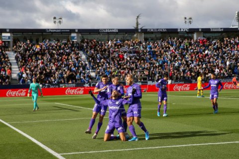 FÚTBOL LEGANÉS-BARCELONA El Leganés gana al descanso al Barcelona con gol de En-Nesyri