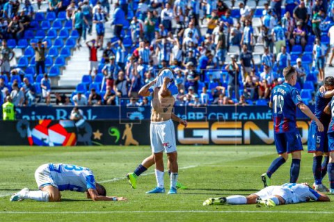 FÚTBOL LEGANÉS-LEVANTE 1-2. El Levante deja tocado al Leganés y a Pellegrino