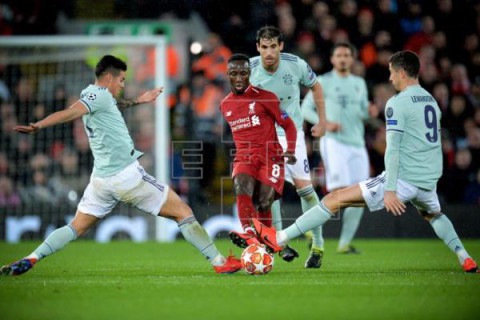 FÚTBOL LIGA CAMPEONES 0-0. Liverpool y Bayern enseñan su miedo a ganar