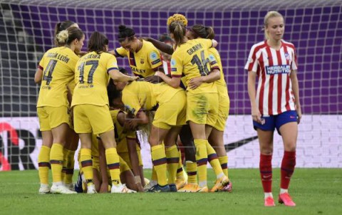 FÚTBOL LIGA CAMPEONES ATLÉTICO-BARCELONA 0-1. Hamraoui mete al Barcelona en semifinales