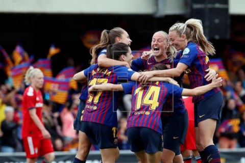 FÚTBOL LIGA CAMPEONES (F) 1-0. El Barcelona, primer equipo español en la final de Champions