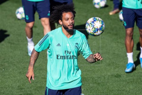 FÚTBOL LIGA CAMPEONES Marcelo se vuelve a probar con el grupo y apura su regreso