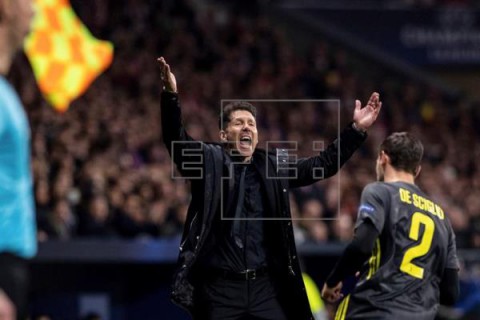 FÚTBOL LIGA CAMPEONES Simeone, multado con 20.000 euros