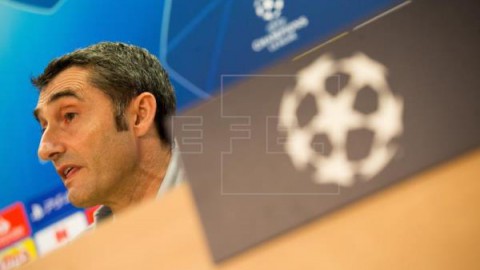 FÚTBOL LIGA CAMPEONES Valverde: `Queremos ganar la `Champions`, pero como los otros grandes clubes`