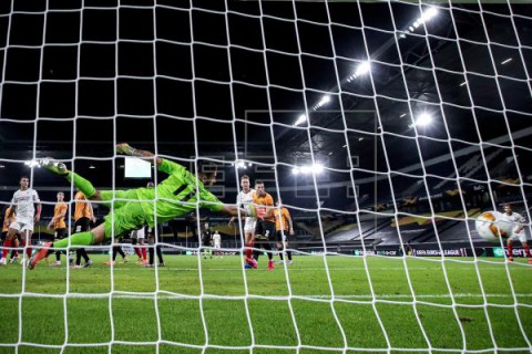 FÚTBOL LIGA EUROPA WOLVES-SEVILLA 0-1. El argentino Ocampos pone al Sevilla en las semifinales