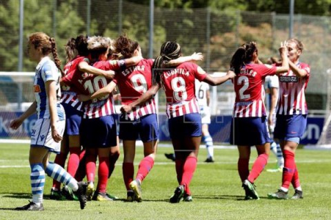 FÚTBOL LIGA IBERDROLA El Atlético logra su tercer título seguido y descienden Málaga y F. Albacete