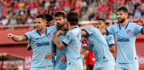 FÚTBOL MALLORCA-ATLÉTICO DE MADRID 0-2. El Atlético de Madrid se reencuentra con la victoria antes del derbi